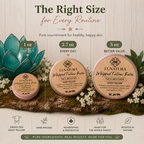Nourisha whipped goat tallow balm available in 1 oz 2.7 oz and 5 oz sizes