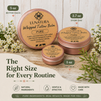 Pure whipped tallow balm available in 1 oz, 2.7 oz and 5 oz sizes