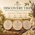 Discovery Trio – Build Your Own Tallow Balm Set